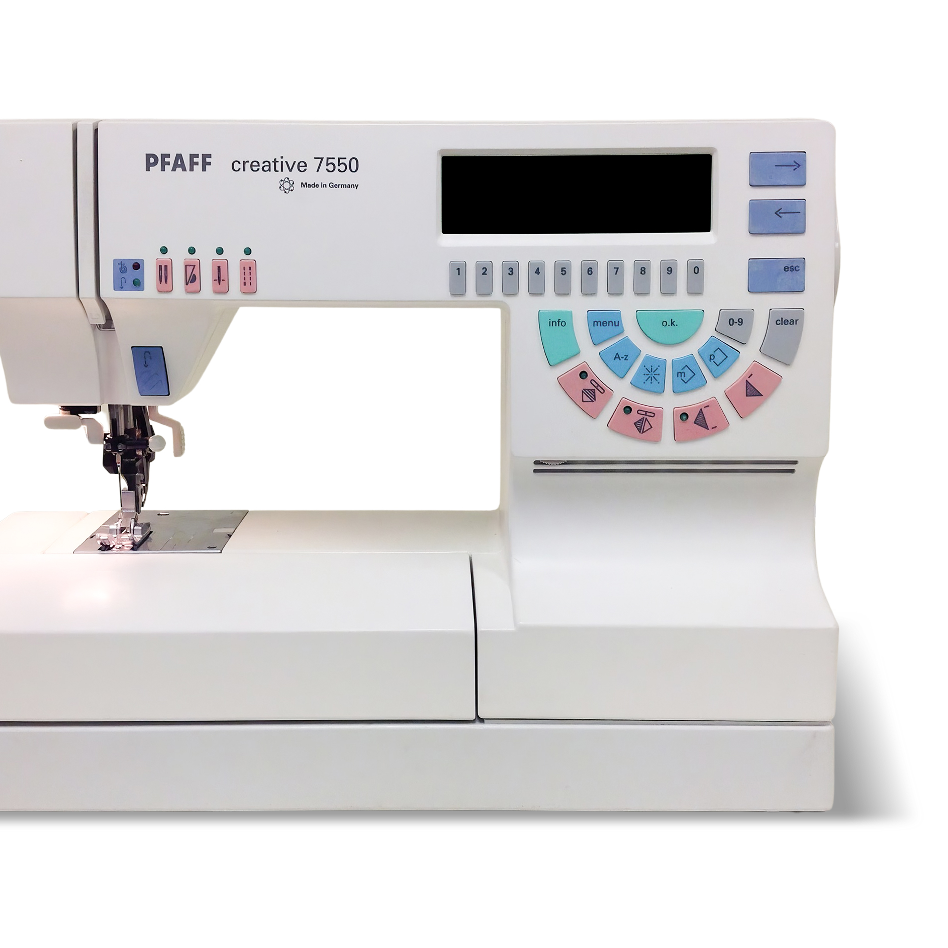 Sewing machine locations relevant to laboratory contact current