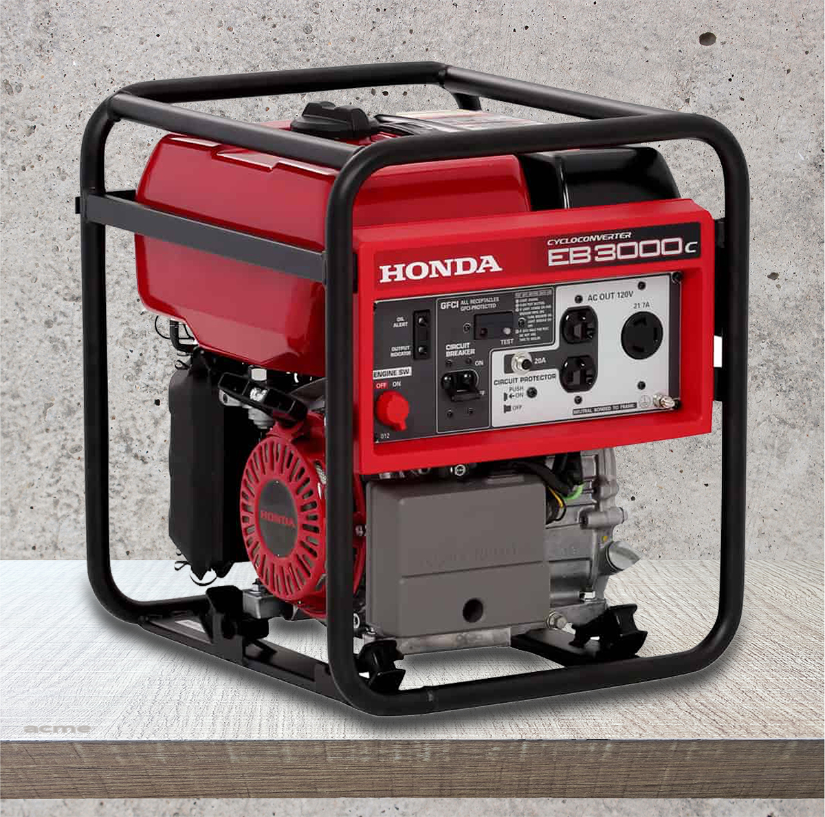 Honda Power Equipment EB3000C 3000W Portable Gas Powered Industrial Generator 