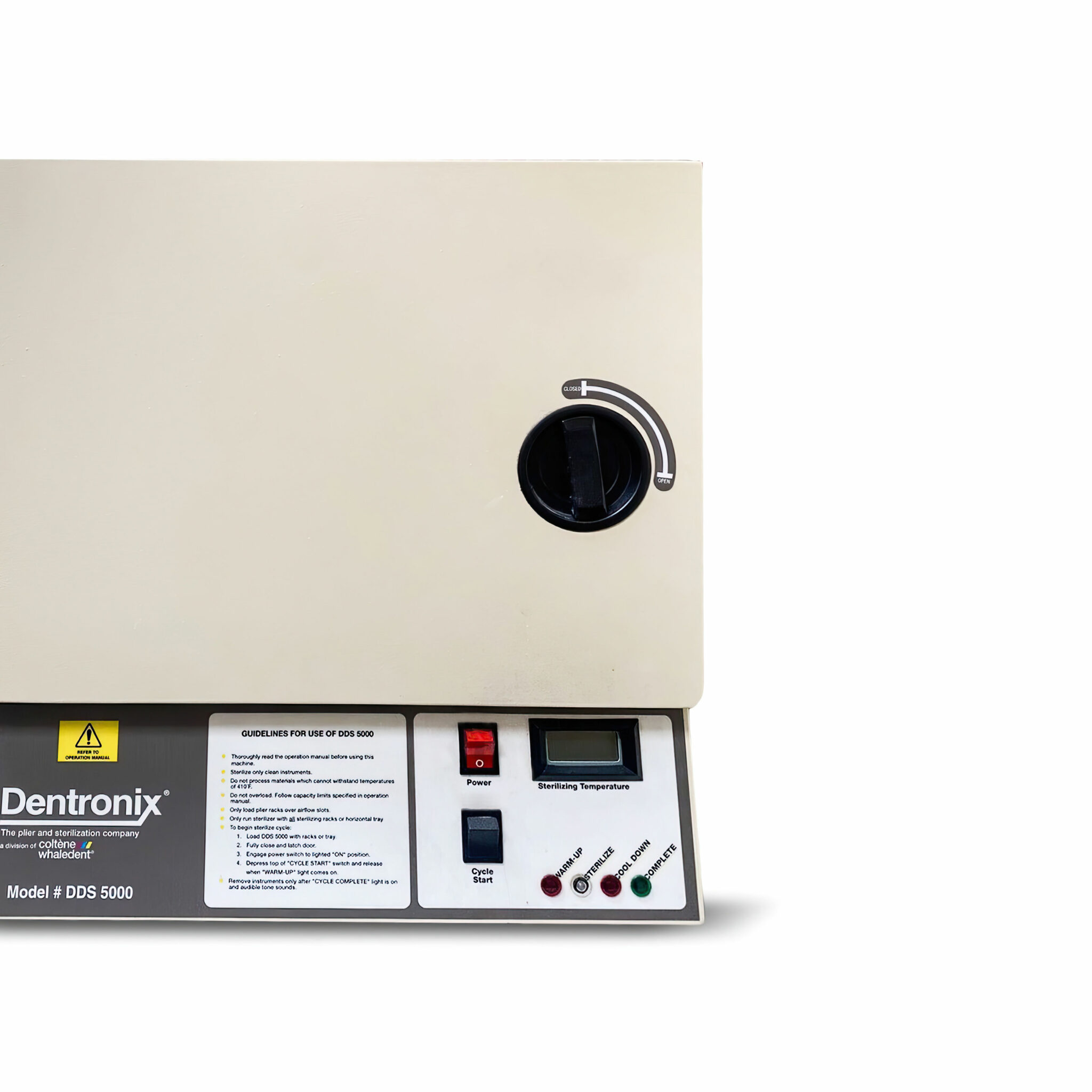 Dentronix DDS 5000 Dental Medical Sterilizer Instrument Sterilizing Unit