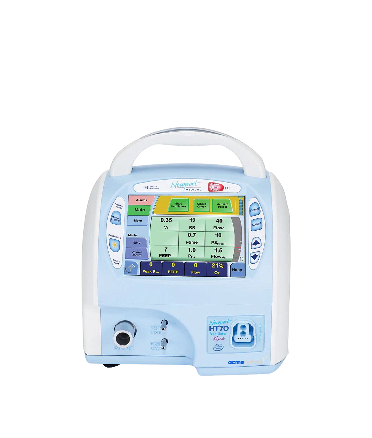 Service, Repair & Parts for your Newport Medical HT70 Plus Ventilator