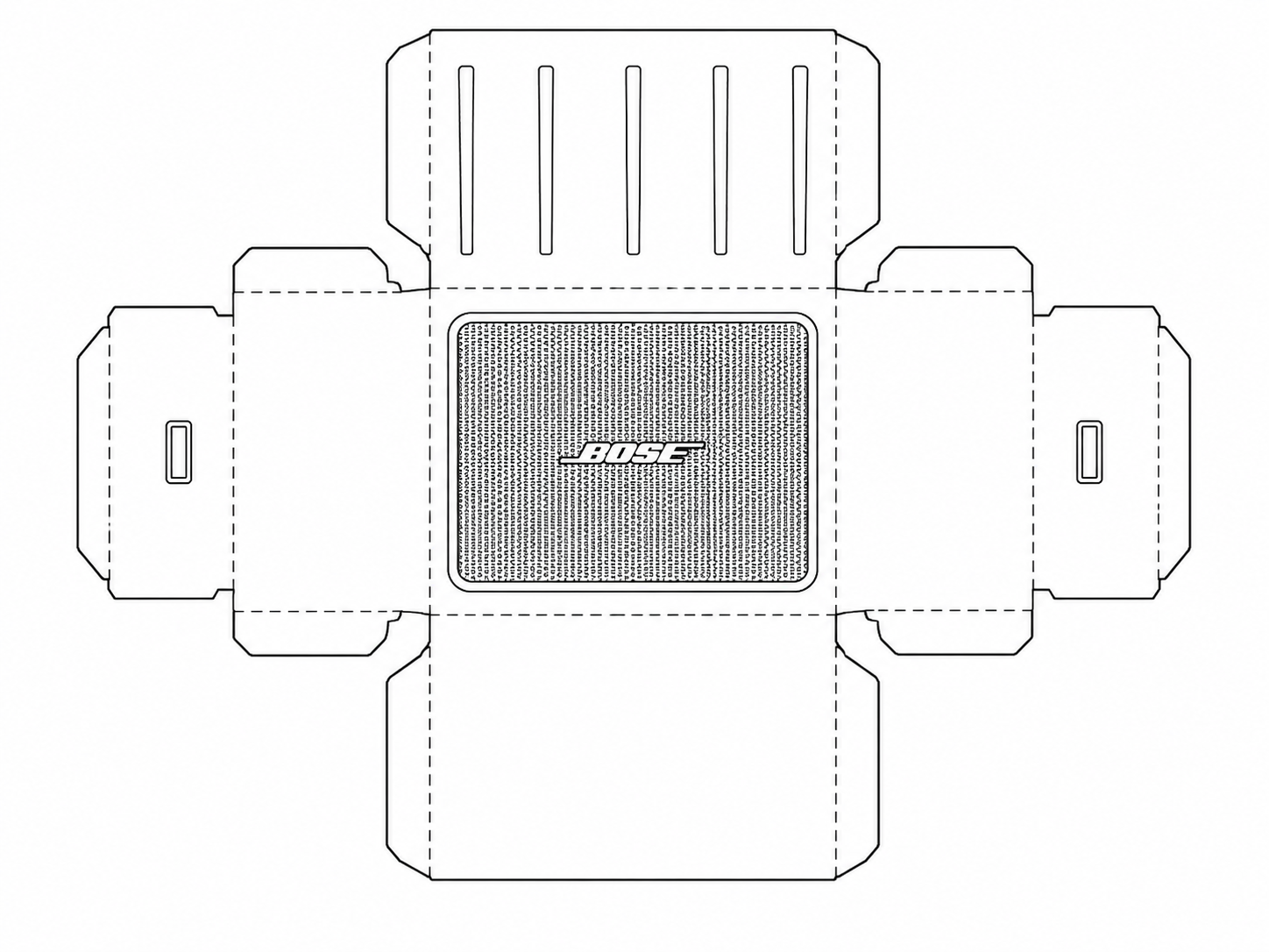 Bose 101MM Audio Equipment geometric net diagram