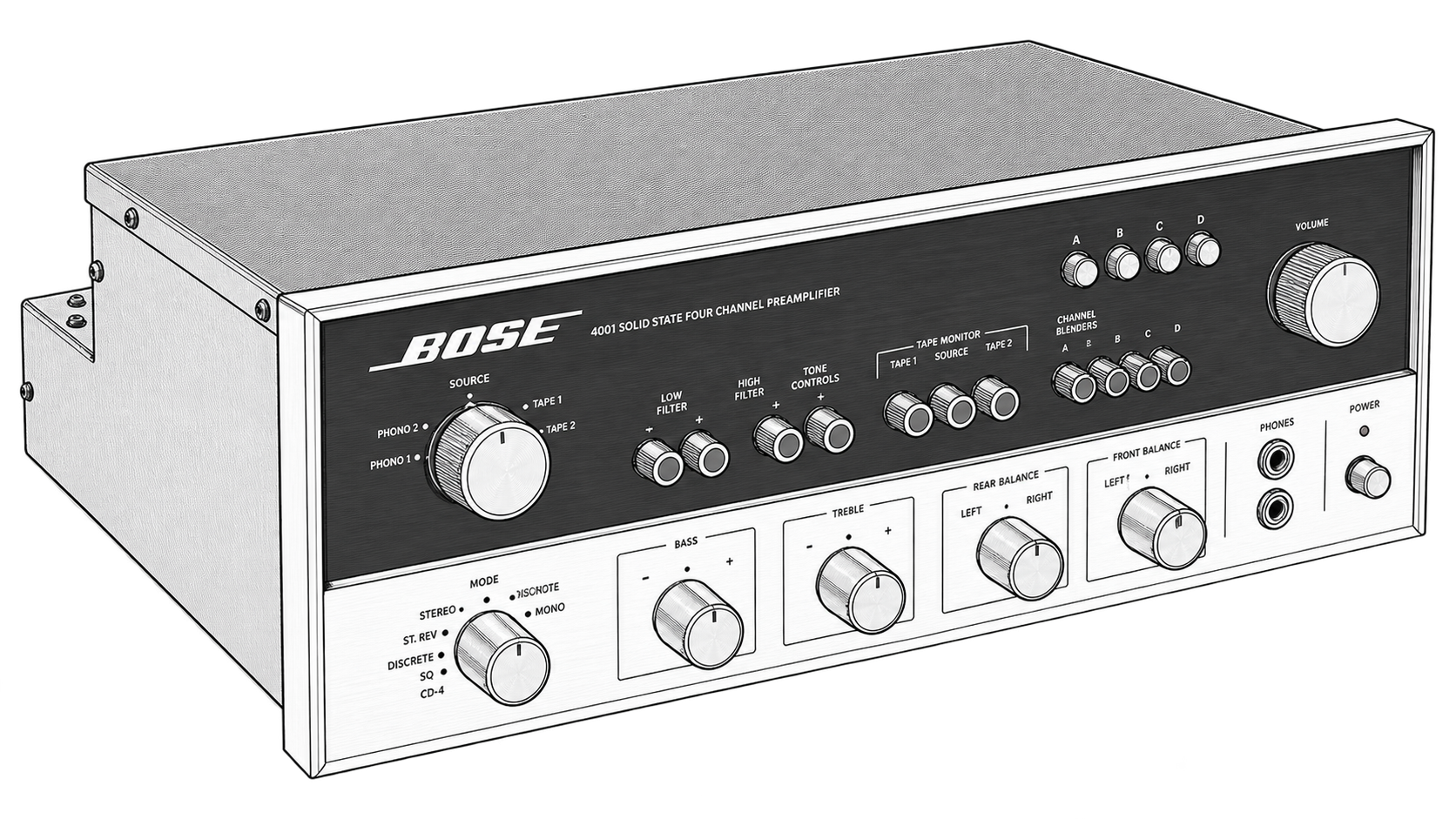 Bose 4401 Spatial Control Preamplifier