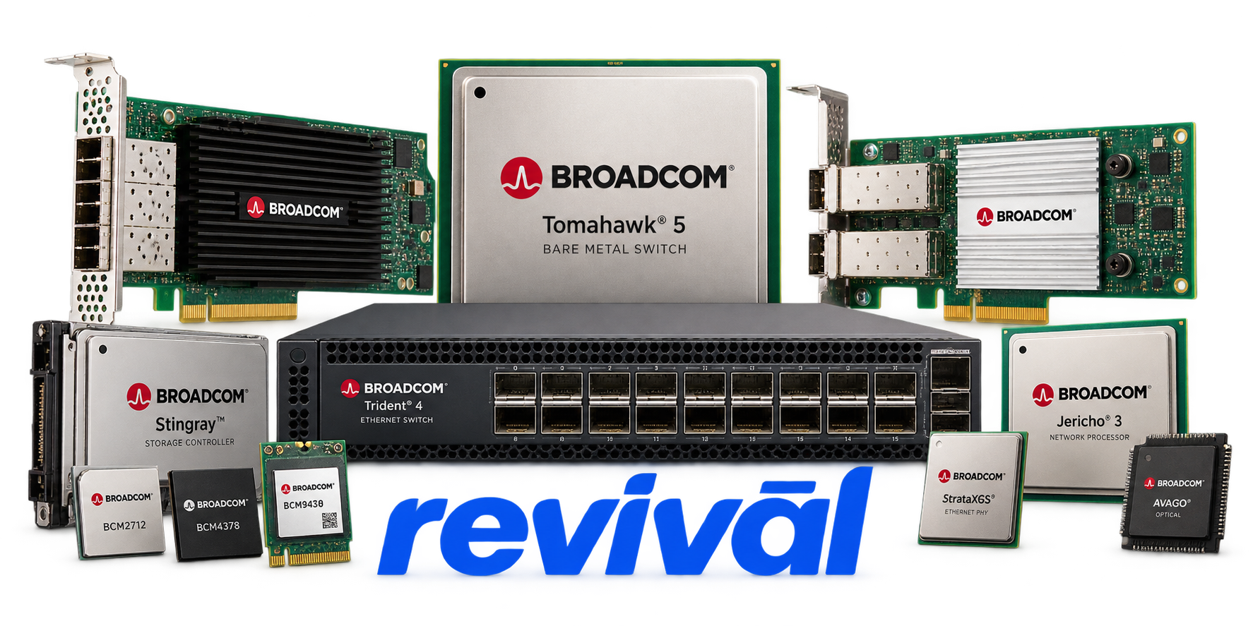 Broadcom repair, service, and parts