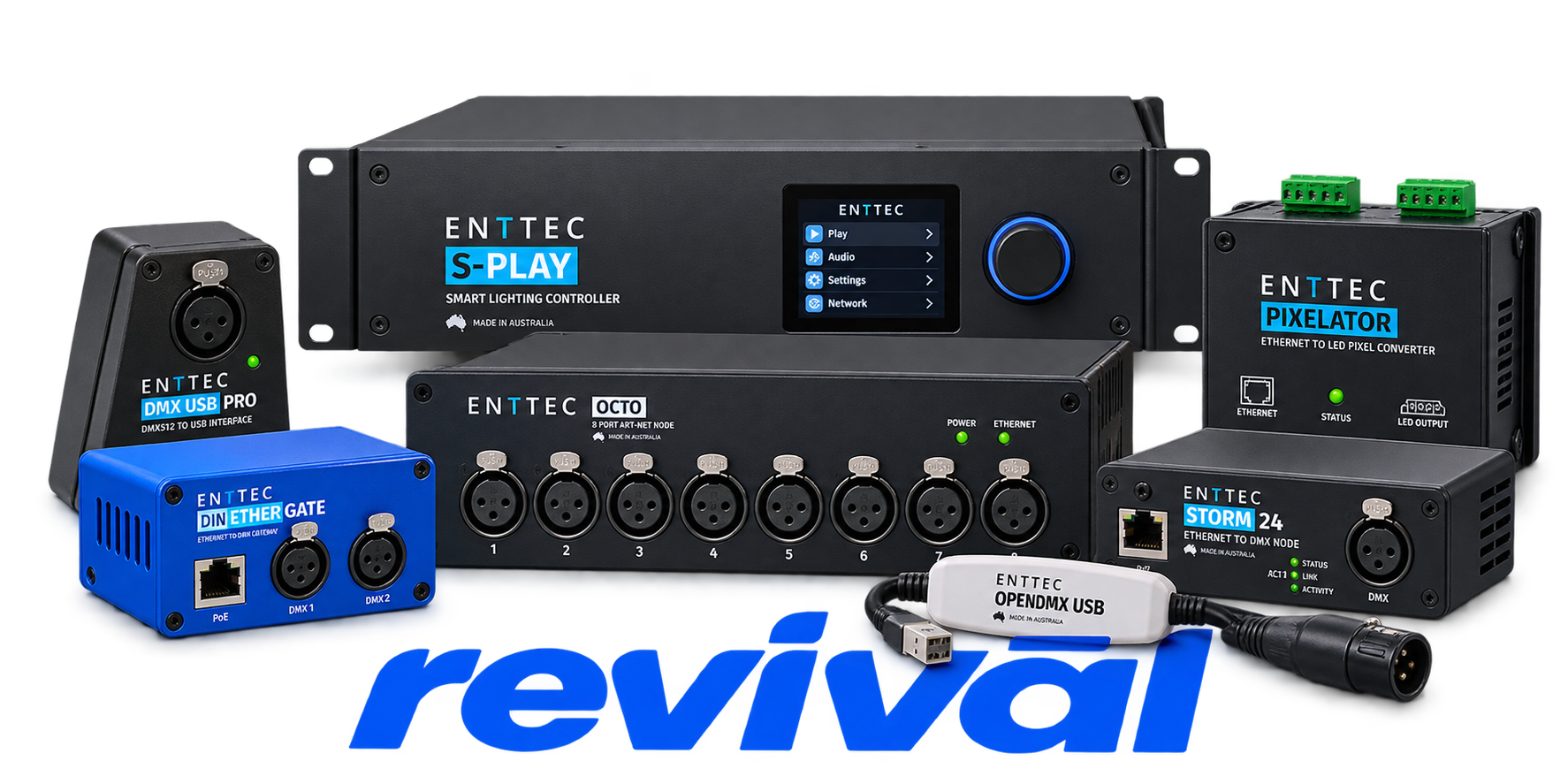 ENTTEC repair, service, and parts
