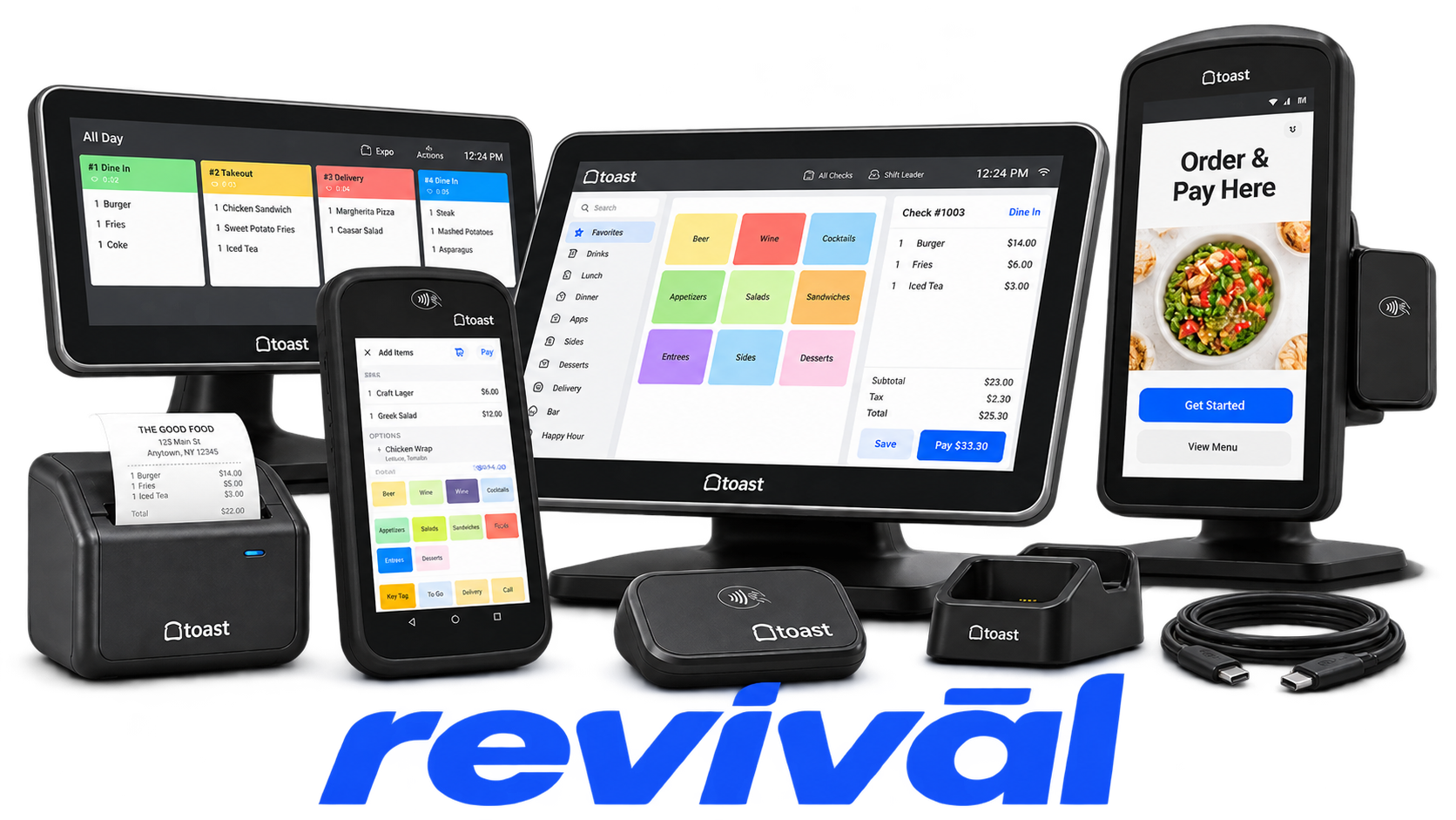 Toast POS repair, service, and parts